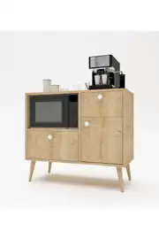 Fresh Kahve Köşesi / Çok Amaçlı Dolap / Airfryer Dolabı / Mutfak Organizeri